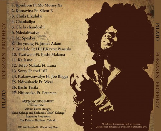 PilAto forsaken prophesy tracklist