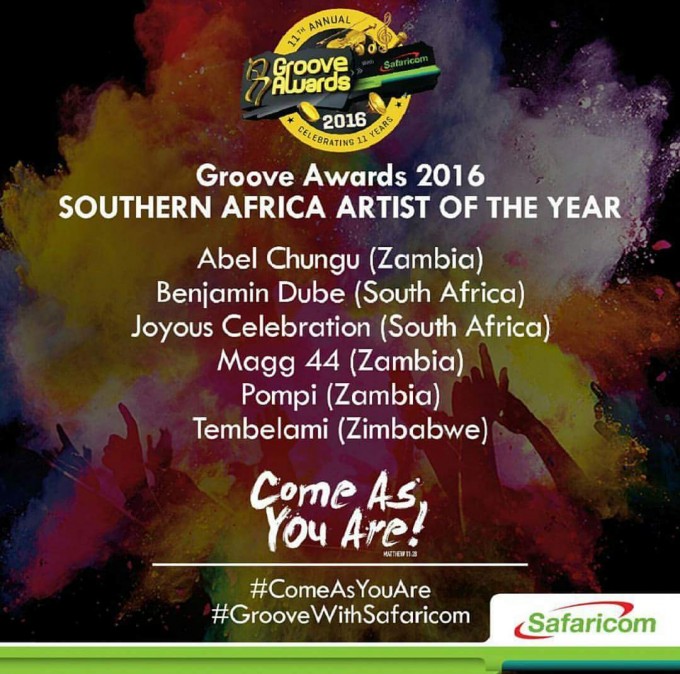 Groove Awards Nominee