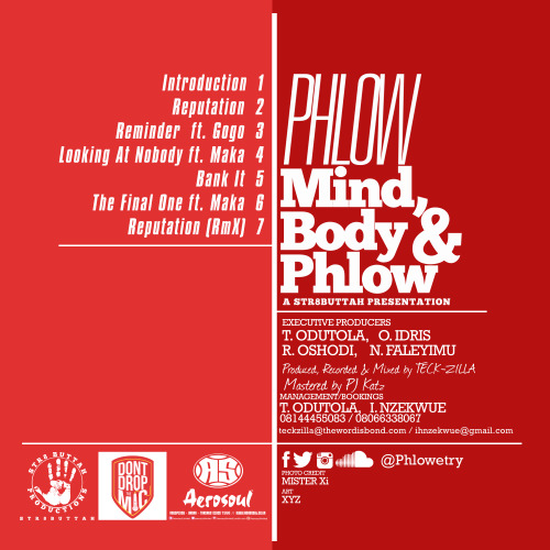 Phlow - Mind, Body & Phlow Back Cover