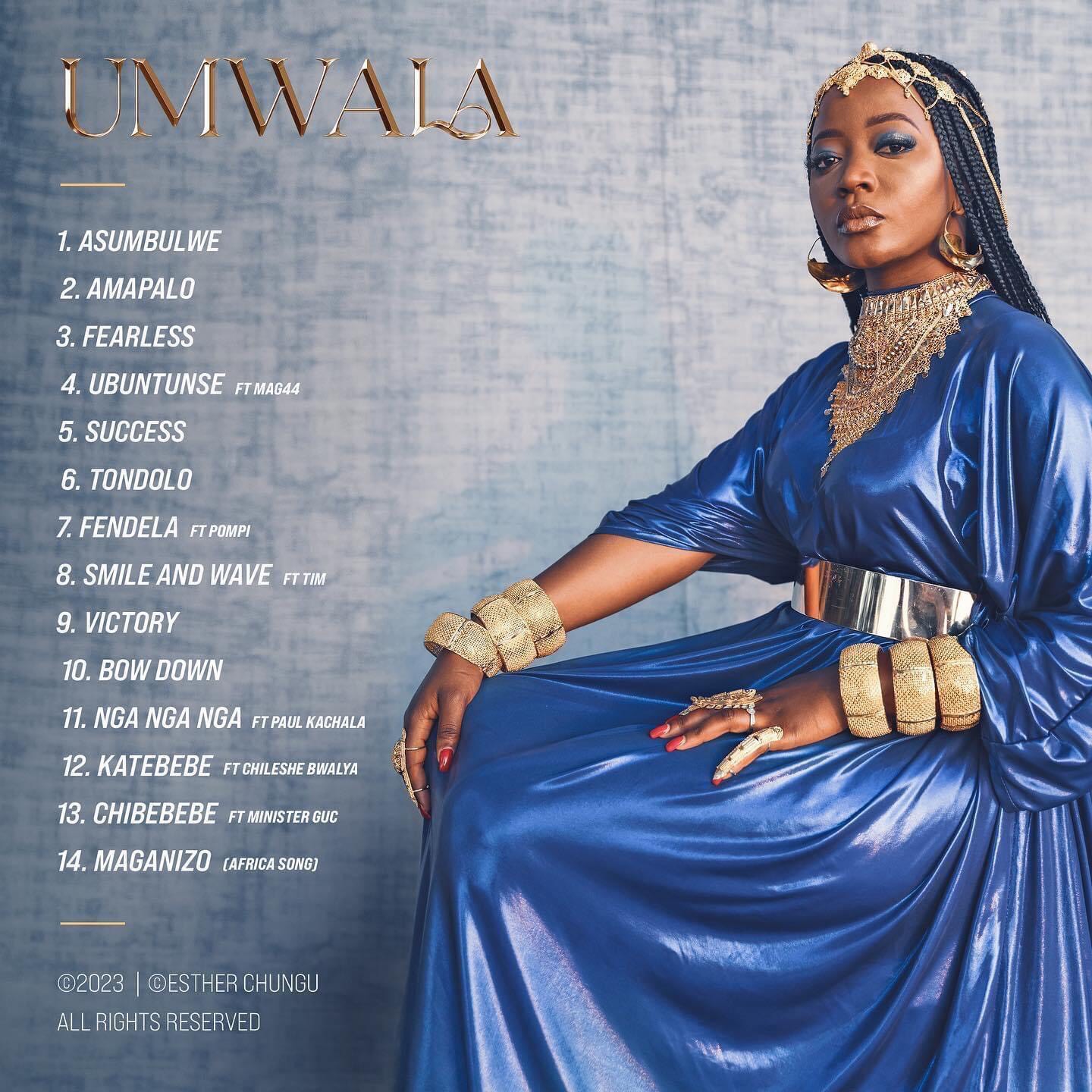 Esther Chungu reveals tracklist for upcoming album 'Umwala' - Zambian ...